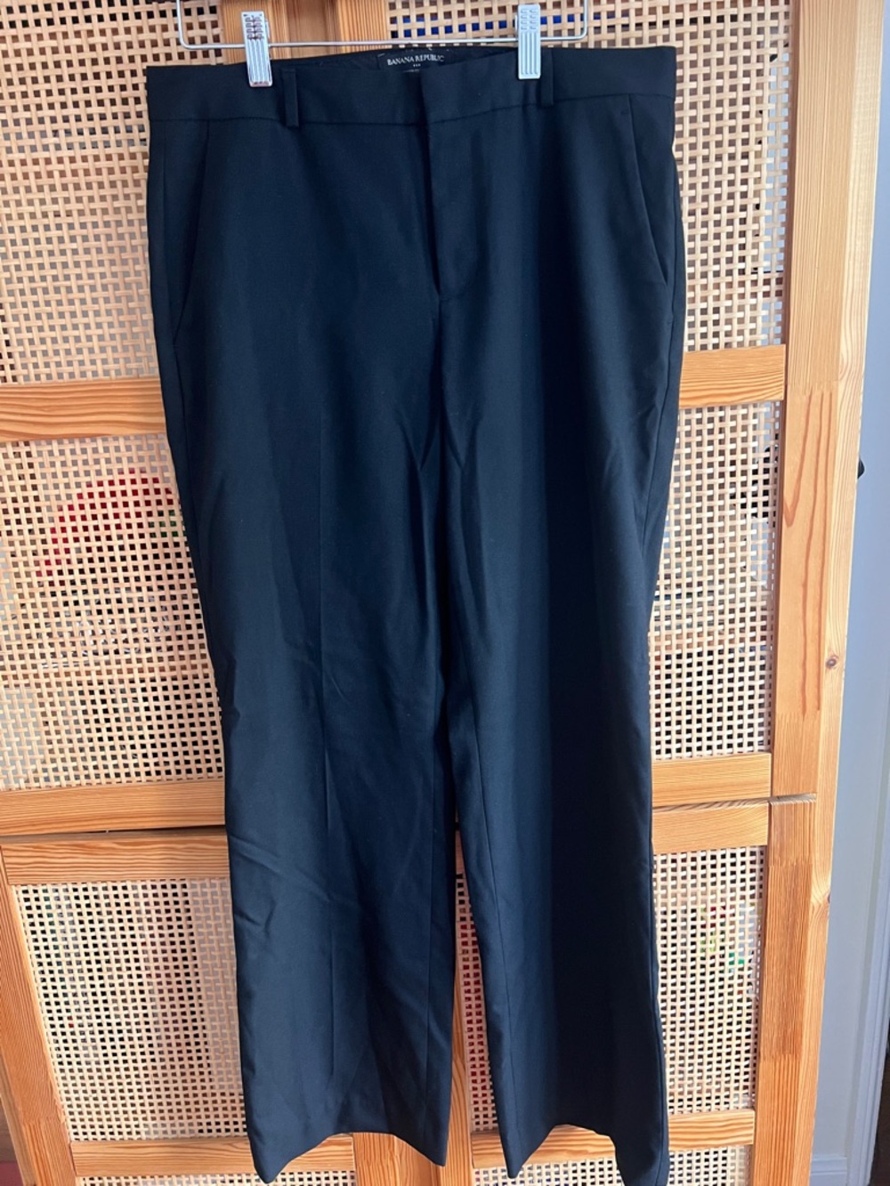 Banana Republic Black Pants with Purple Trim
